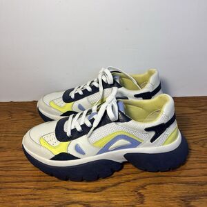 Maje W20 Urban Leather sneakers Size 41 EU Sz 11 US Chunky Trainers Retail $295